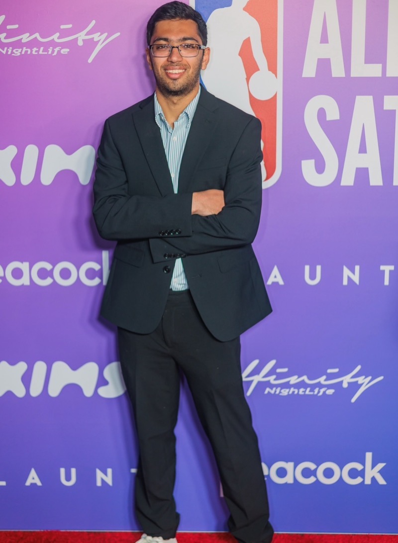 Kunal Ahuja at NBA All-Star event